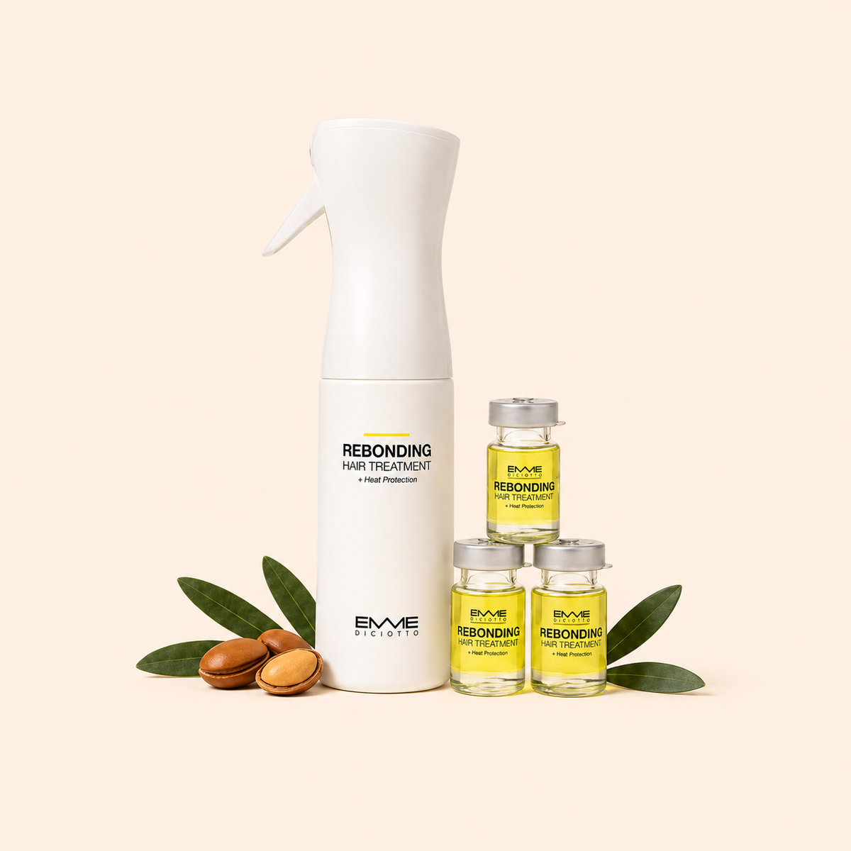 Rebonding hair treatment — restores and smooths damaged hair
