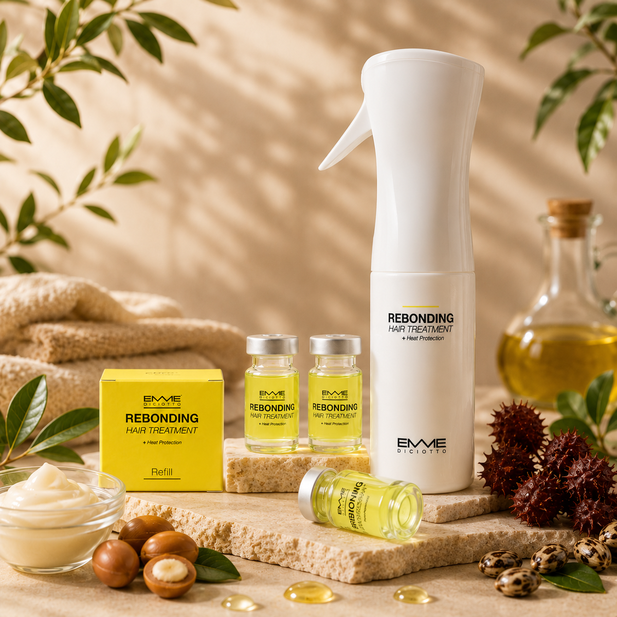Rebonding procedura pazeistiems plaukams